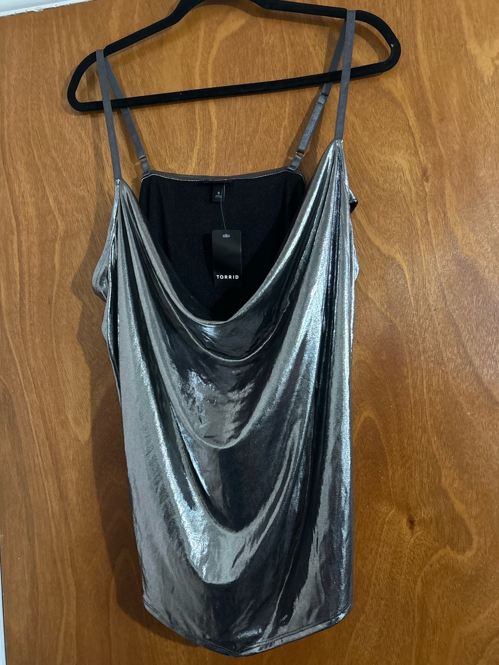 Torrid liquid cowl shine cami size 3X